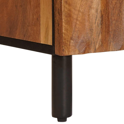 vidaXL Sideboard Acacia Brown Finish 40 x 33 x 75 cm Solid Mango Wood