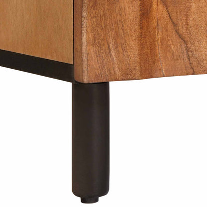 vidaXL Sideboard Acacia Brown Finish 60 x 33 x 75 cm Solid Mango Wood