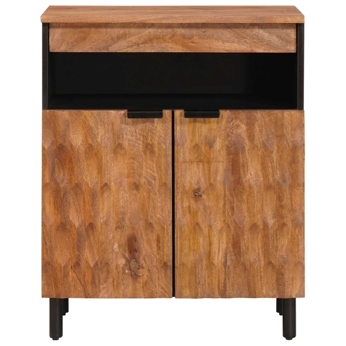 vidaXL Sideboard Acacia Brown Finish 60 x 33 x 75 cm Solid Mango Wood