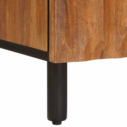 vidaXL Sideboard Acacia Brown Finish 60 x 33 x 75 cm Solid Mango Wood