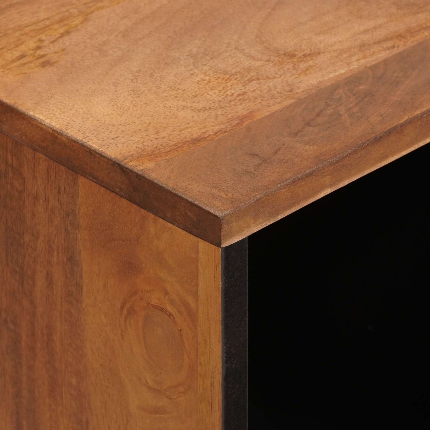 vidaXL Sideboard Acacia Brown Finish 80 x 33 x 75 cm Solid Mango Wood