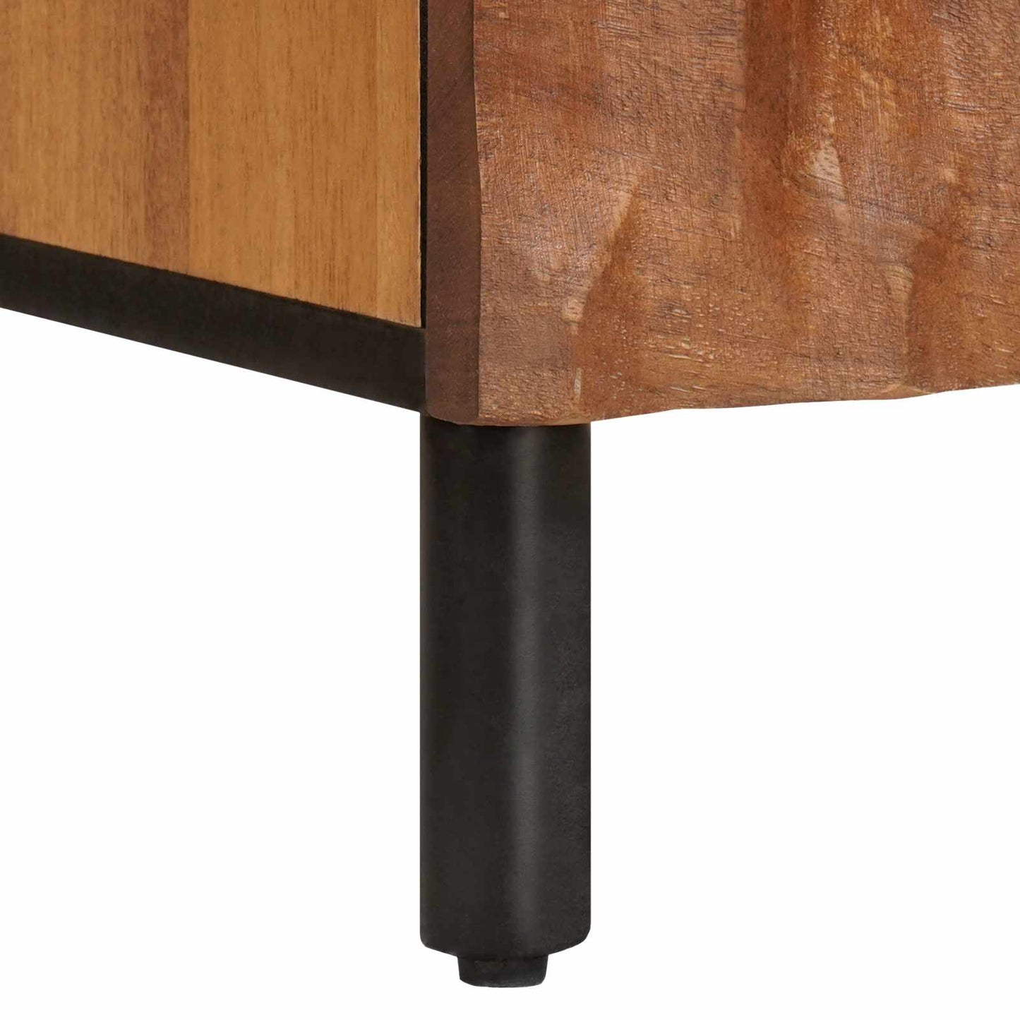 vidaXL Sideboard Acacia Brown Finish 80 x 33 x 75 cm Solid Mango Wood