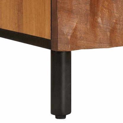 vidaXL Sideboard Acacia Brown Finish 80 x 33 x 75 cm Solid Mango Wood