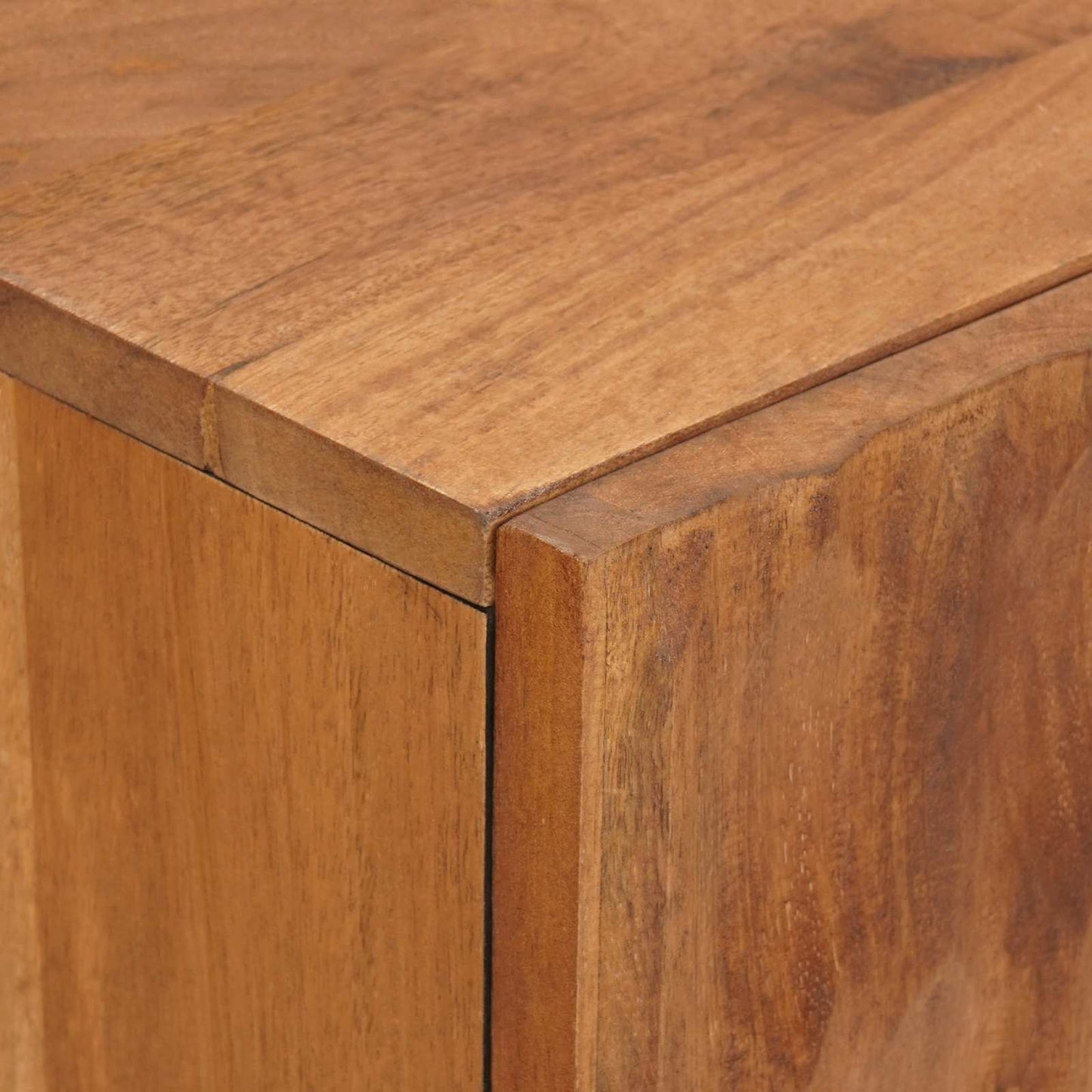 vidaXL Sideboard Acacia Brown Finish 90 x 33 x 75 cm Solid Mango Wood