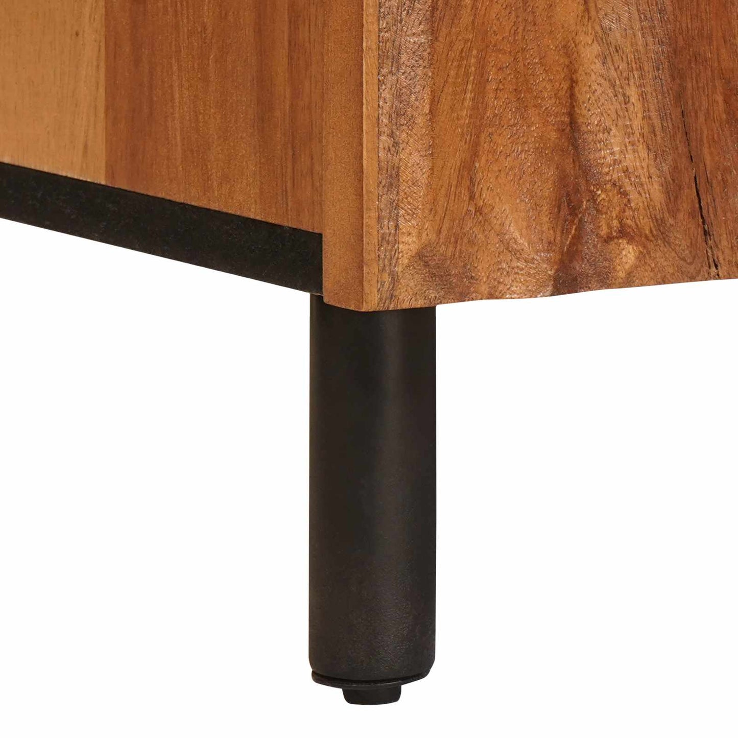 vidaXL Sideboard Acacia Brown Finish 90 x 33 x 75 cm Solid Mango Wood