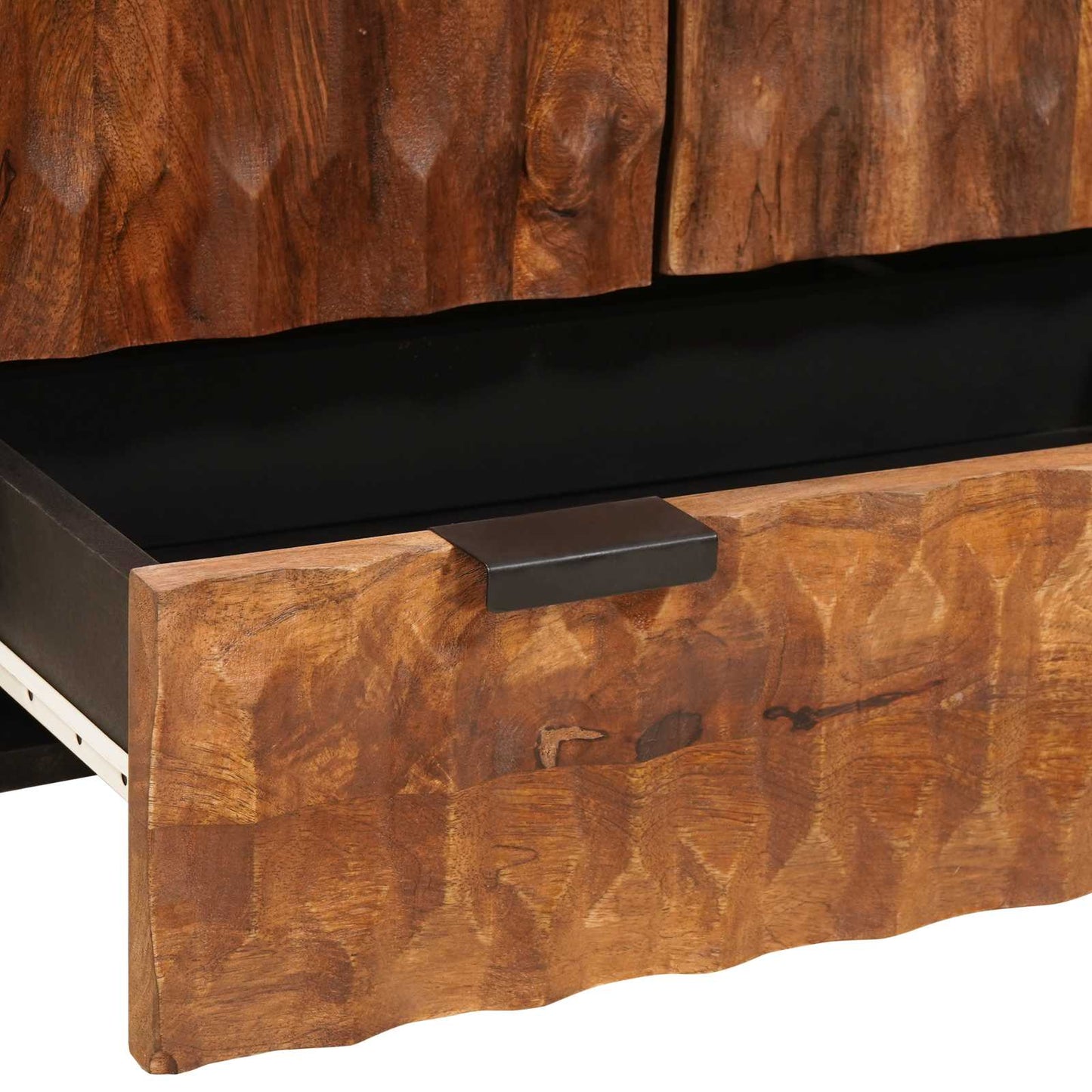 vidaXL Highboard Acacia Brown Finish 60 x 33 x 100 cm Solid Mango Wood