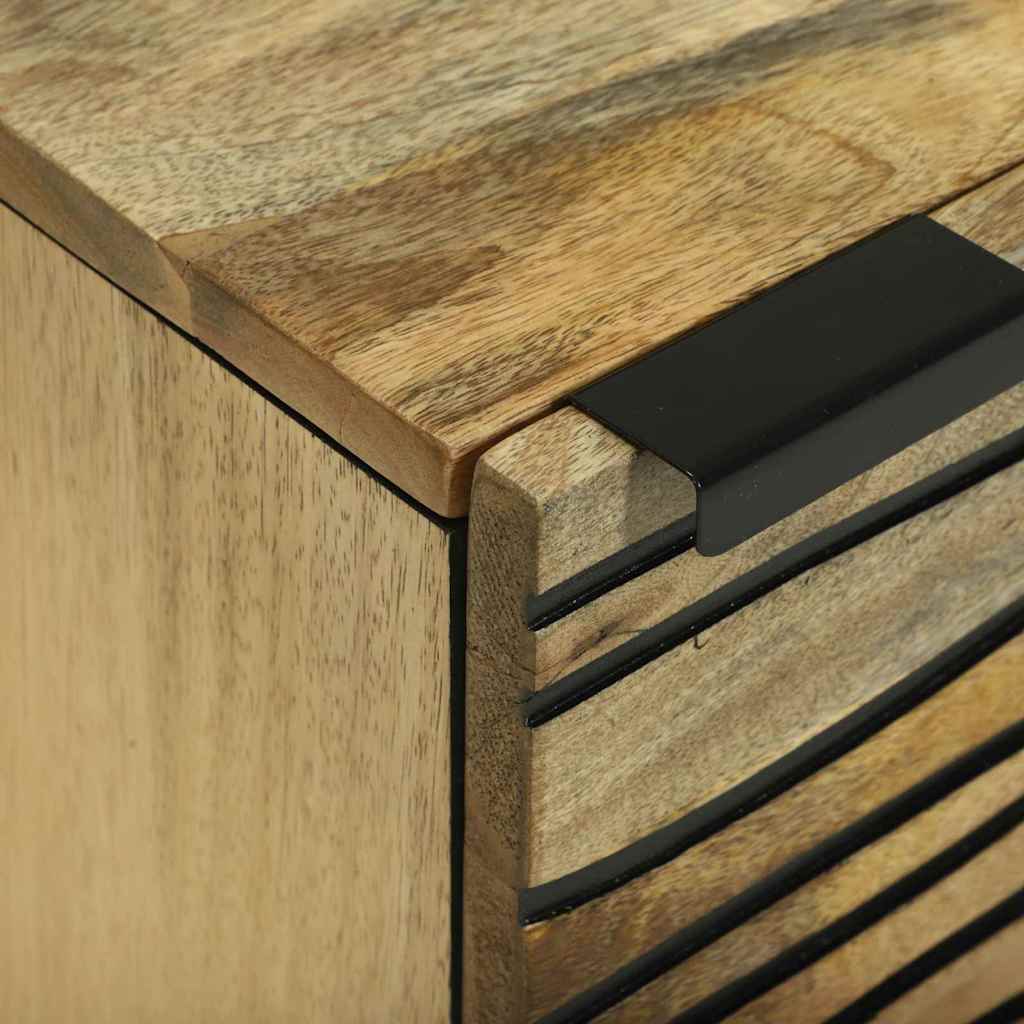vidaXL Bedside Cabinet Natural 40 x 33 x 46 cm Engineered Wood