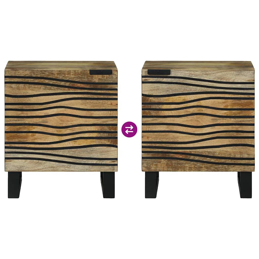 vidaXL Bedside Cabinet Natural 40 x 33 x 46 cm Engineered Wood
