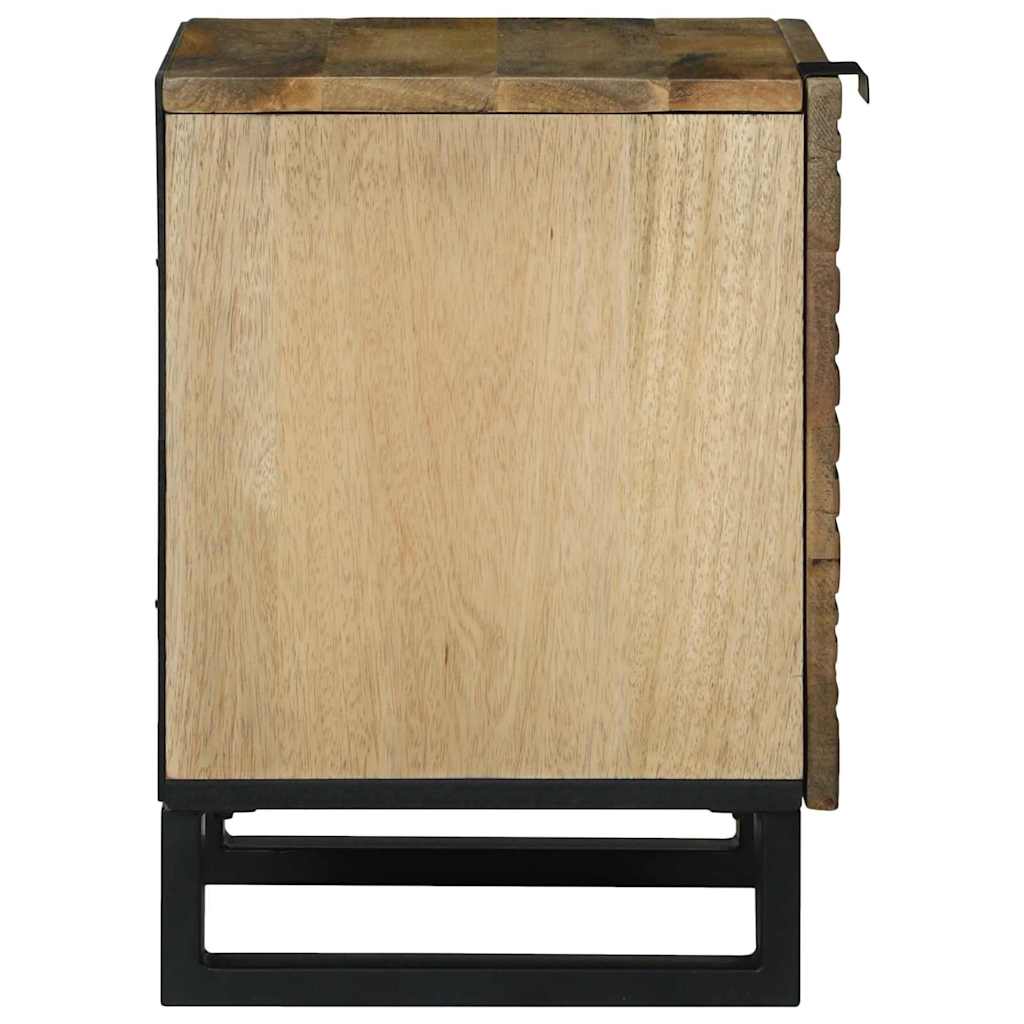 vidaXL Bedside Cabinet Natural 40 x 33 x 46 cm Engineered Wood