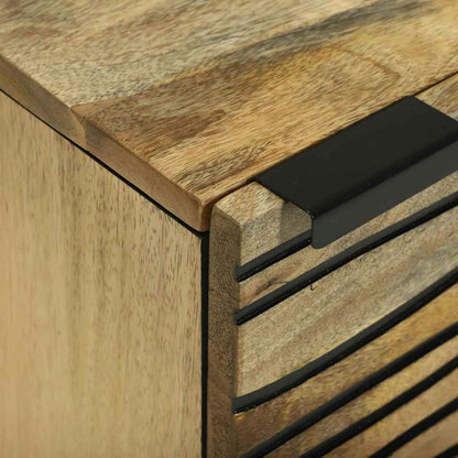 vidaXL Bedside Cabinet 2 pcs Natural 40 x 33 x 46 cm Engineered Wood