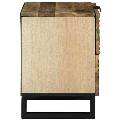 vidaXL Bedside Cabinet Natural 40 x 33 x 46 cm Engineered Wood