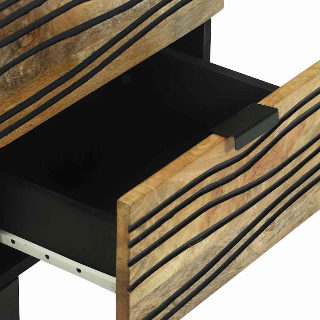 vidaXL Bedside Cabinet 2 pcs Natural 40 x 33 x 46 cm Engineered Wood