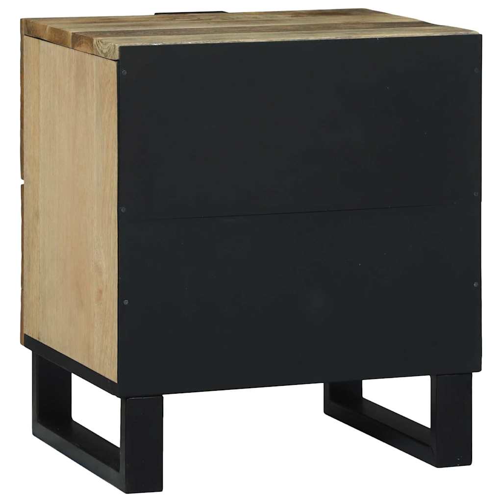 vidaXL Bedside Cabinet 2 pcs Natural 40 x 33 x 46 cm Engineered Wood