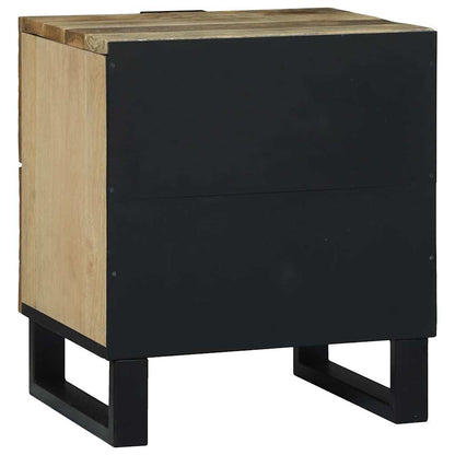 vidaXL Bedside Cabinet 2 pcs Natural 40 x 33 x 46 cm Engineered Wood
