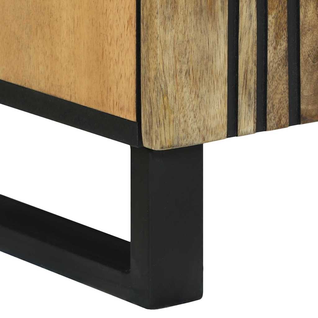 vidaXL Sideboard Natural 60 x 33.5 x 75 cm Solid Mango Wood