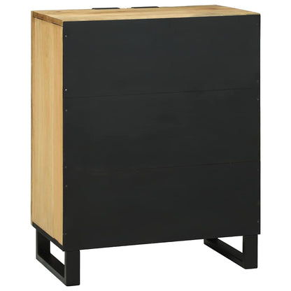 vidaXL Sideboard Natural 60 x 33.5 x 75 cm Solid Mango Wood
