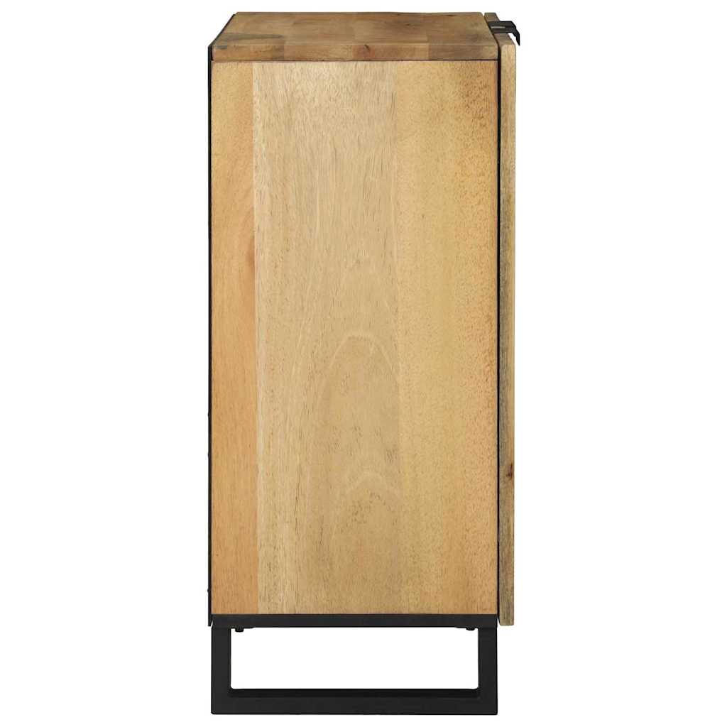 vidaXL Sideboard Natural 60 x 33.5 x 75 cm Solid Mango Wood