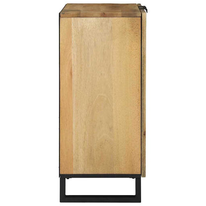 vidaXL Sideboard Natural 60 x 33.5 x 75 cm Solid Mango Wood