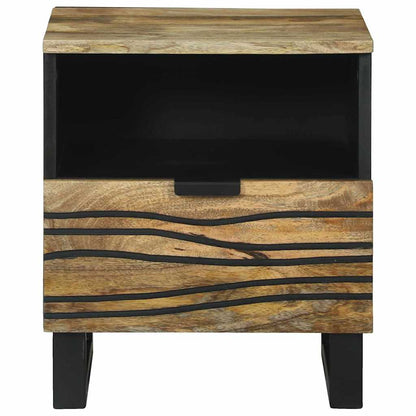 vidaXL Bedside Cabinet Natural 40 x 33 x 46 cm Engineered Wood