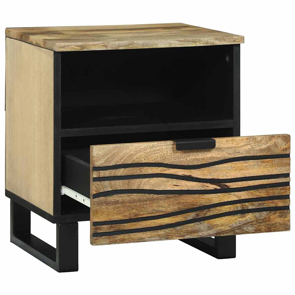 vidaXL Bedside Cabinet 2 pcs Natural 40 x 33 x 46 cm Engineered Wood