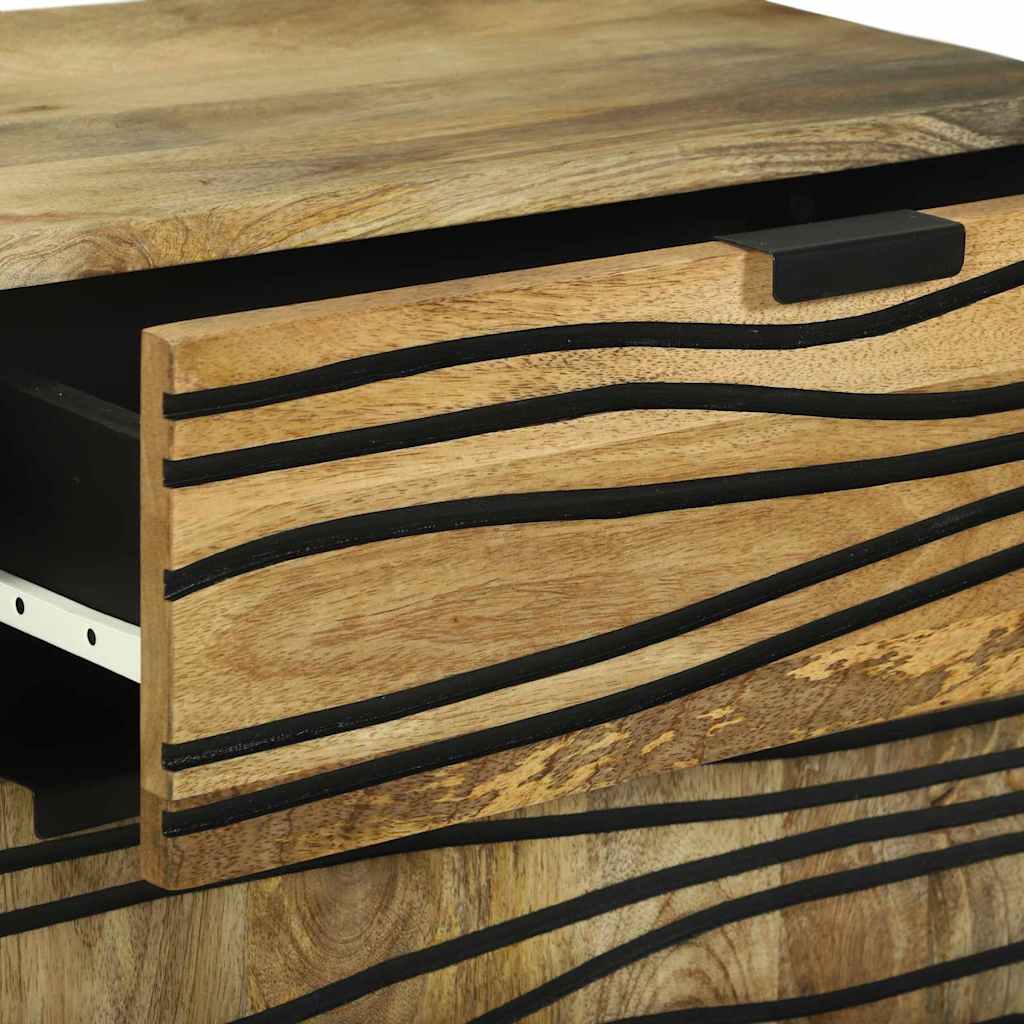 vidaXL Bedside Cabinet Natural 50 x 33 x 60 cm Engineered Wood