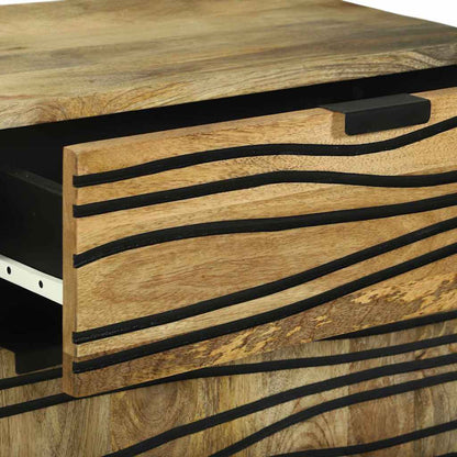 vidaXL Bedside Cabinet Natural 50 x 33 x 60 cm Engineered Wood