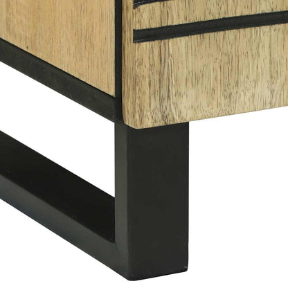 vidaXL Bedside Cabinet Natural 50 x 33 x 60 cm Engineered Wood