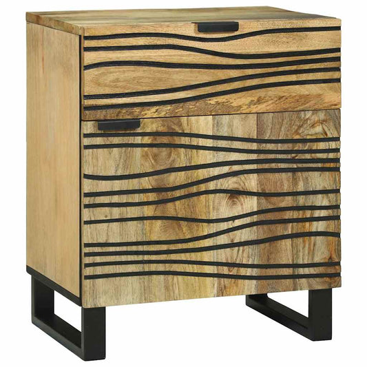 vidaXL Bedside Cabinet Natural 50 x 33 x 60 cm Engineered Wood