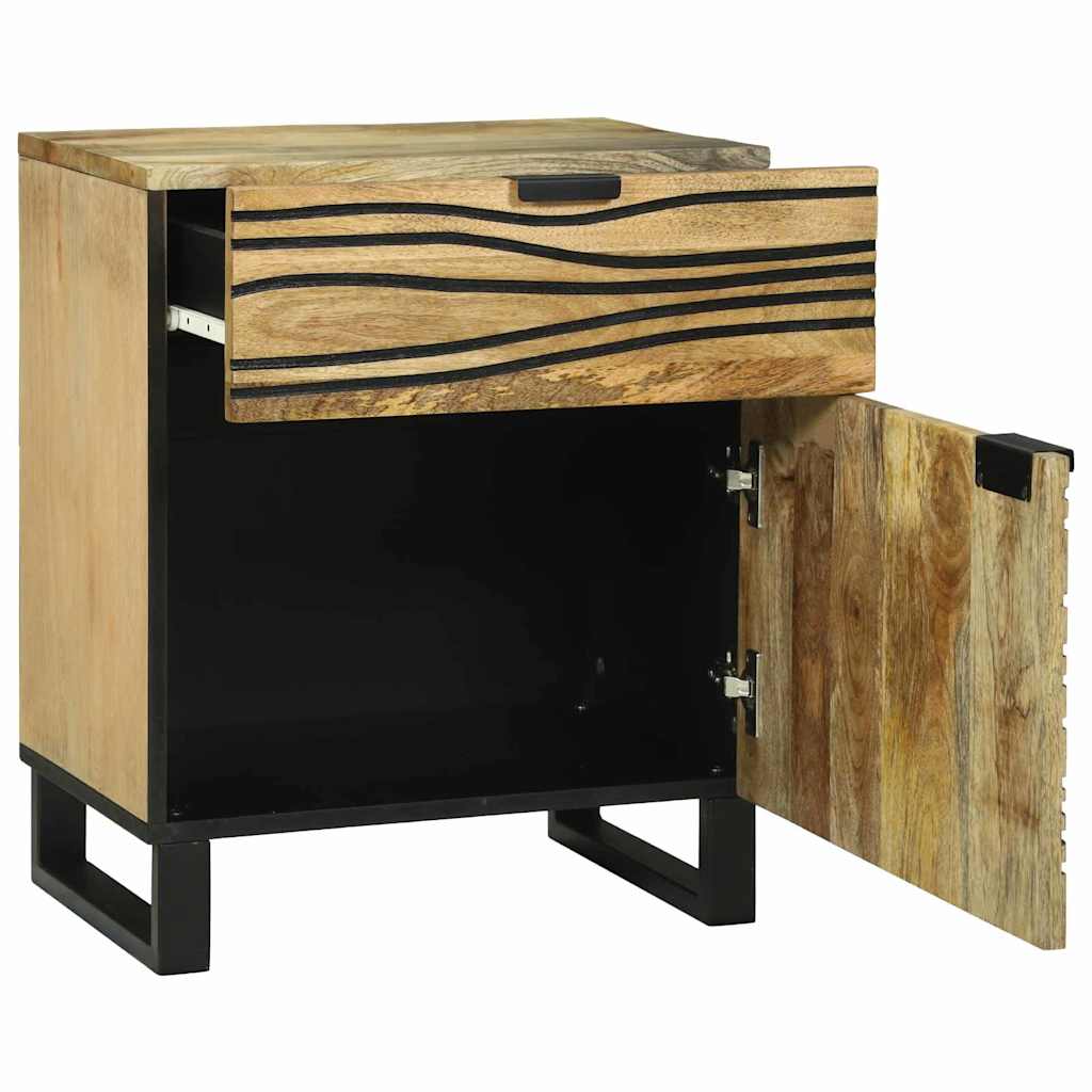 vidaXL Bedside Cabinet Natural 50 x 33 x 60 cm Engineered Wood