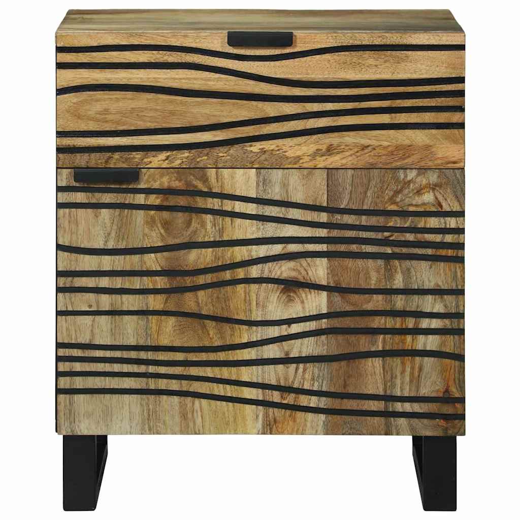 vidaXL Bedside Cabinet Natural 50 x 33 x 60 cm Engineered Wood