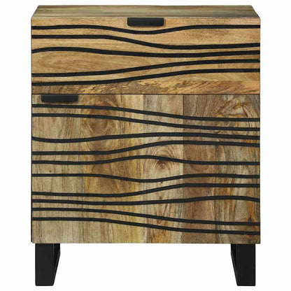 vidaXL Bedside Cabinet Natural 50 x 33 x 60 cm Engineered Wood