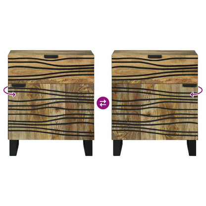 vidaXL Bedside Cabinet Natural 50 x 33 x 60 cm Engineered Wood