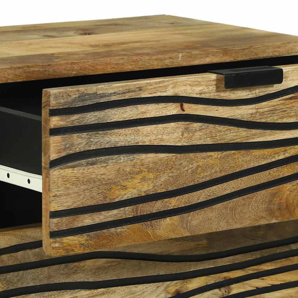 vidaXL Bedside Cabinet Natural 50 x 33 x 62 cm Engineered Wood
