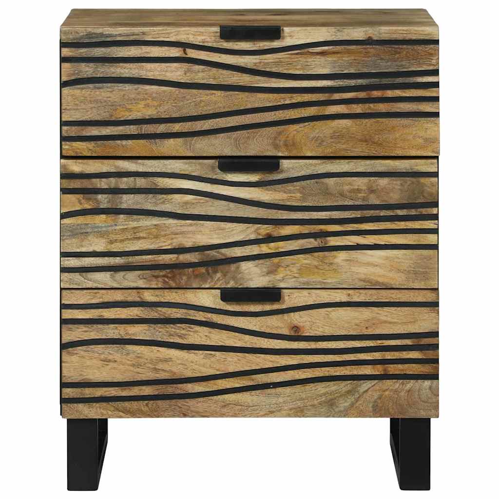 vidaXL Bedside Cabinet Natural 50 x 33 x 62 cm Engineered Wood