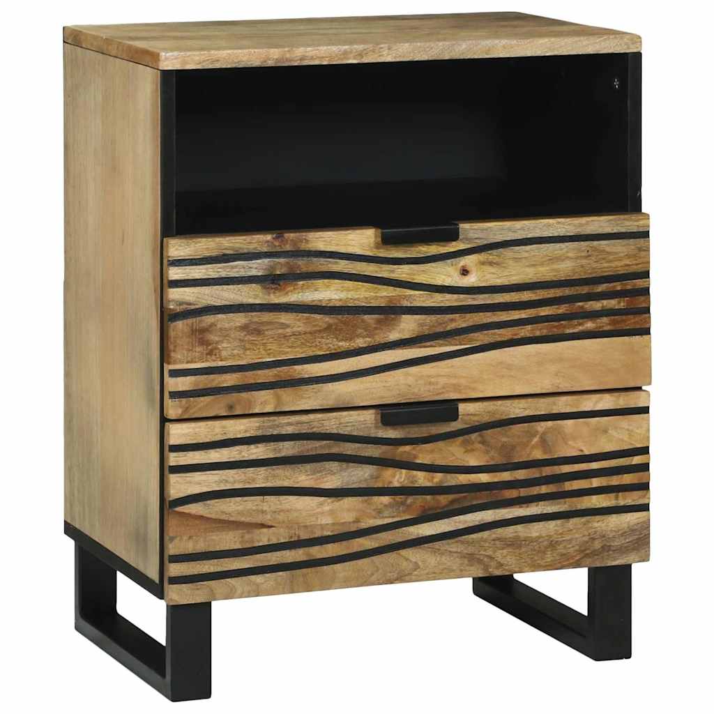 vidaXL Bedside Cabinet Natural 50 x 33 x 62 cm Engineered Wood