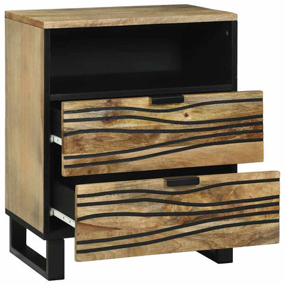 vidaXL Bedside Cabinet Natural 50 x 33 x 62 cm Engineered Wood