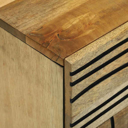 vidaXL Bedside Cabinet Natural 50 x 33 x 60 cm Engineered Wood