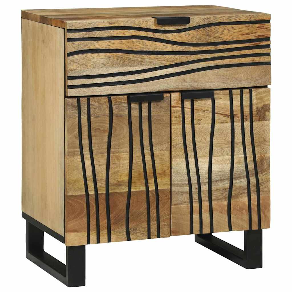 vidaXL Bedside Cabinet Natural 50 x 33 x 60 cm Engineered Wood