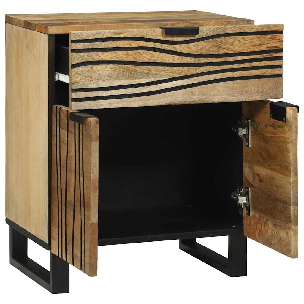 vidaXL Bedside Cabinet Natural 50 x 33 x 60 cm Engineered Wood