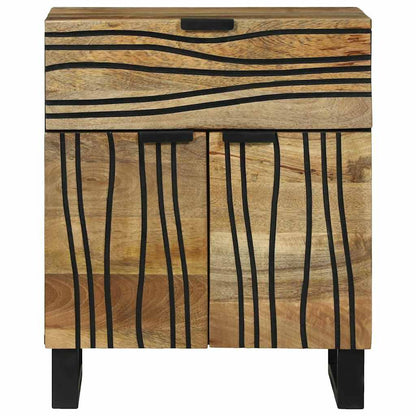 vidaXL Bedside Cabinet Natural 50 x 33 x 60 cm Engineered Wood