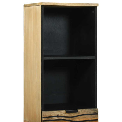 vidaXL Bathroom Cabinet Natural 38 x 33 x 160 cm Engineered Wood