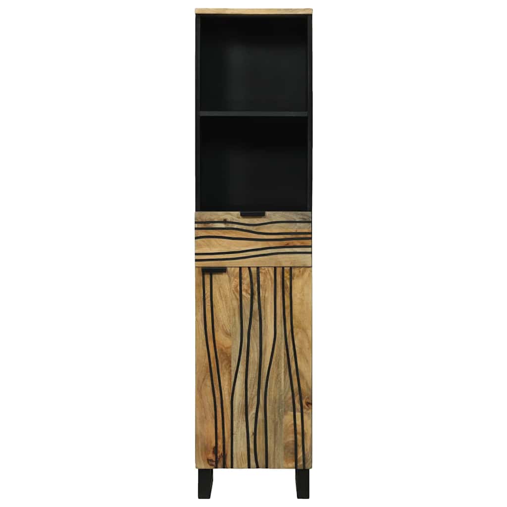 vidaXL Bathroom Cabinet Natural 38 x 33 x 160 cm Engineered Wood