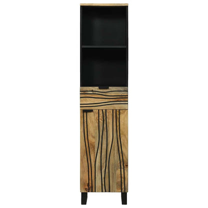 vidaXL Bathroom Cabinet Natural 38 x 33 x 160 cm Engineered Wood