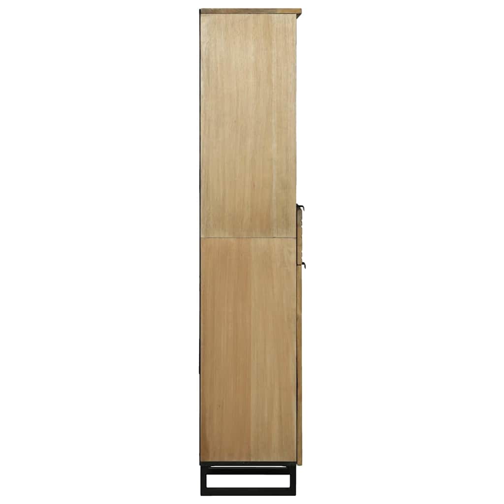 vidaXL Bathroom Cabinet Natural 38 x 33 x 160 cm Engineered Wood