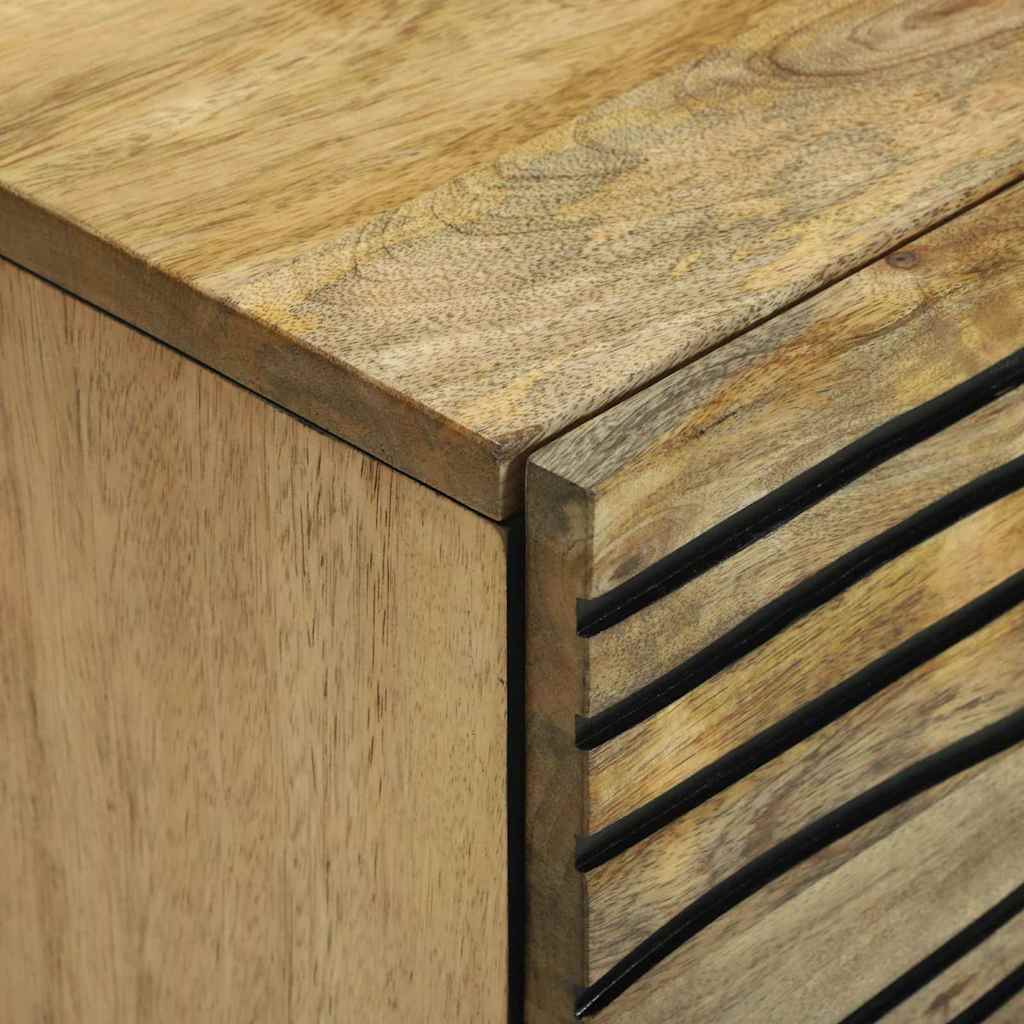 vidaXL Sideboard with Drawer Brown 40 x 33 x 75 cm Solid mango wood