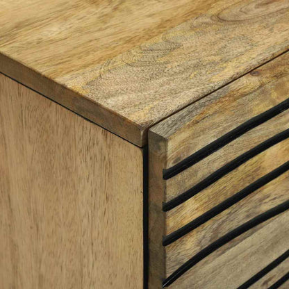 vidaXL Sideboard with Drawer Brown 40 x 33 x 75 cm Solid mango wood