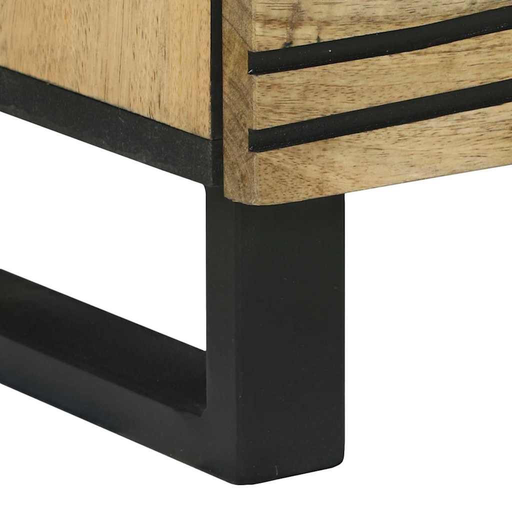 vidaXL Sideboard with Drawer Brown 40 x 33 x 75 cm Solid mango wood