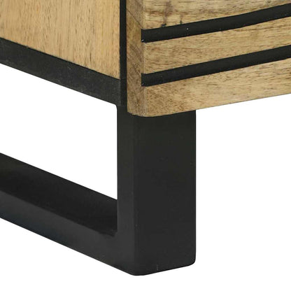 vidaXL Sideboard with Drawer Brown 40 x 33 x 75 cm Solid mango wood