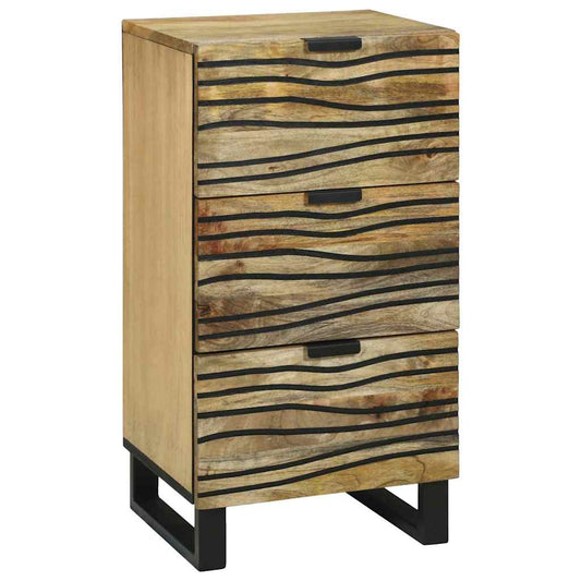vidaXL Sideboard with Drawer Brown 40 x 33 x 75 cm Solid mango wood