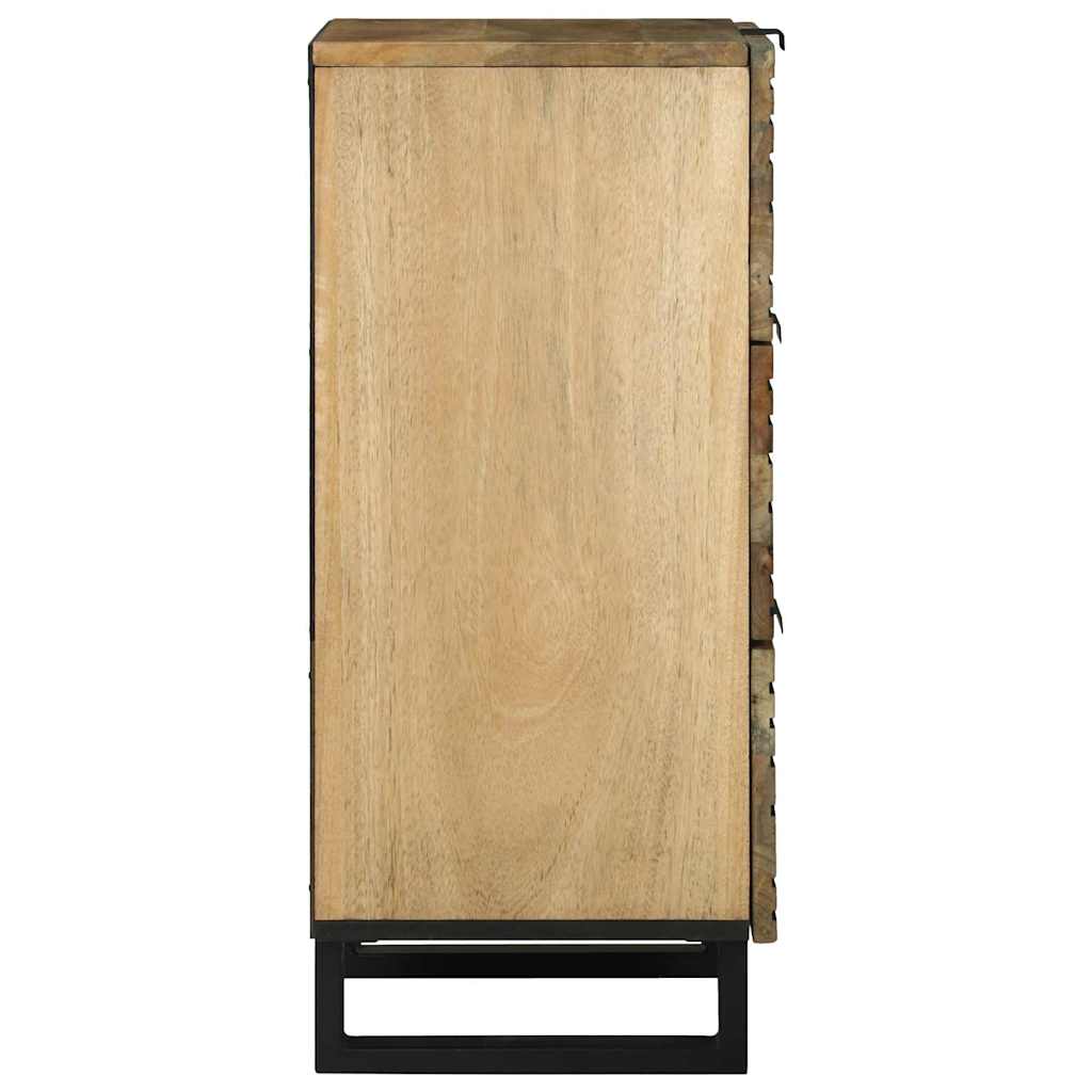 vidaXL Sideboard with Drawer Brown 40 x 33 x 75 cm Solid mango wood
